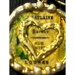 France Vintage Lariat Layered Charm Pearl Necklace Laplaine Expert Rue Loures